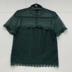 ZARA CROCHET TOP